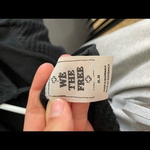 Free people open back sweater